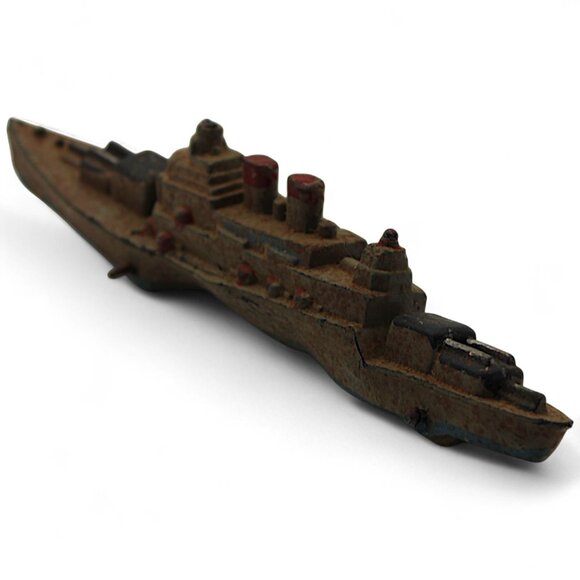 1960s Elastolin Kriegsmarine Battle Cruiser Toy - West Germany - Picture 6 of 8